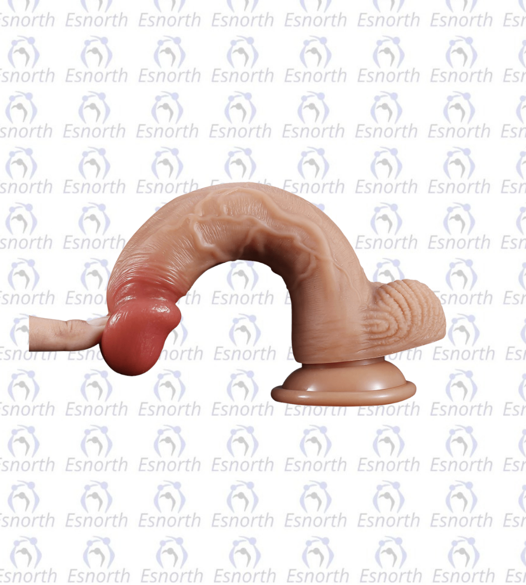 20 Cm Uzunlukta Gerçek Ten Dokusunda Dildo Galeri 2
