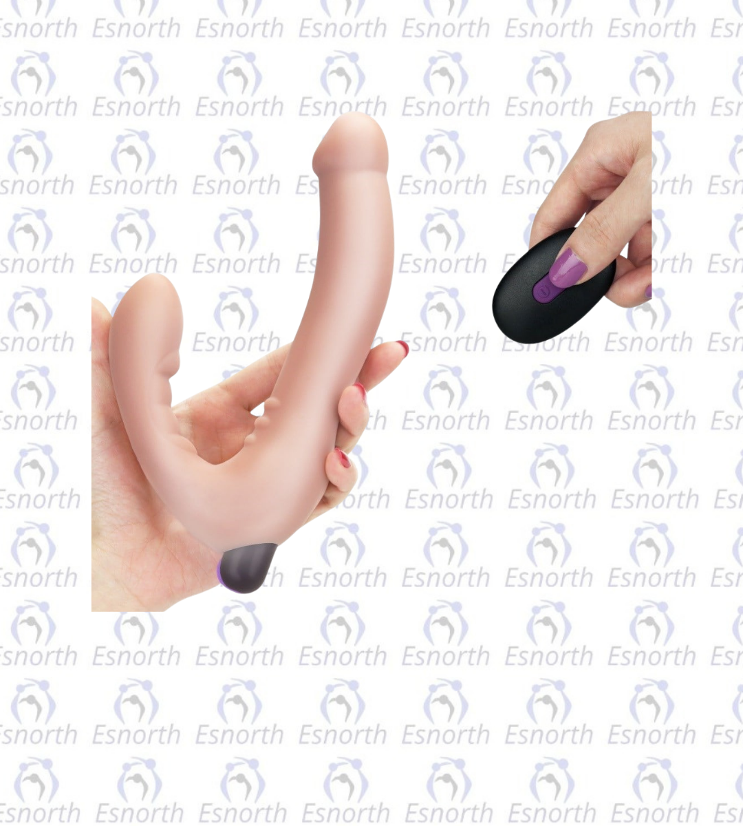 Uzaktan Kumandalı Çift Taraflı Lezbiyen Strap-on Vibratör Galeri 1