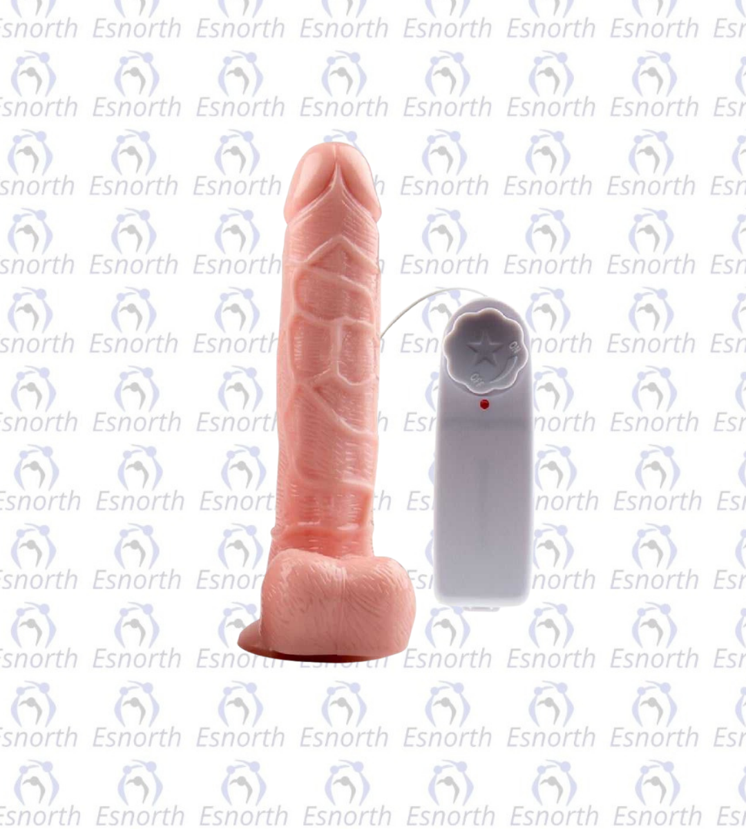 19 cm Kumandalı Gerçekçi Titreşimli Dildo - Titreşimli Penisler detay görseli 4
