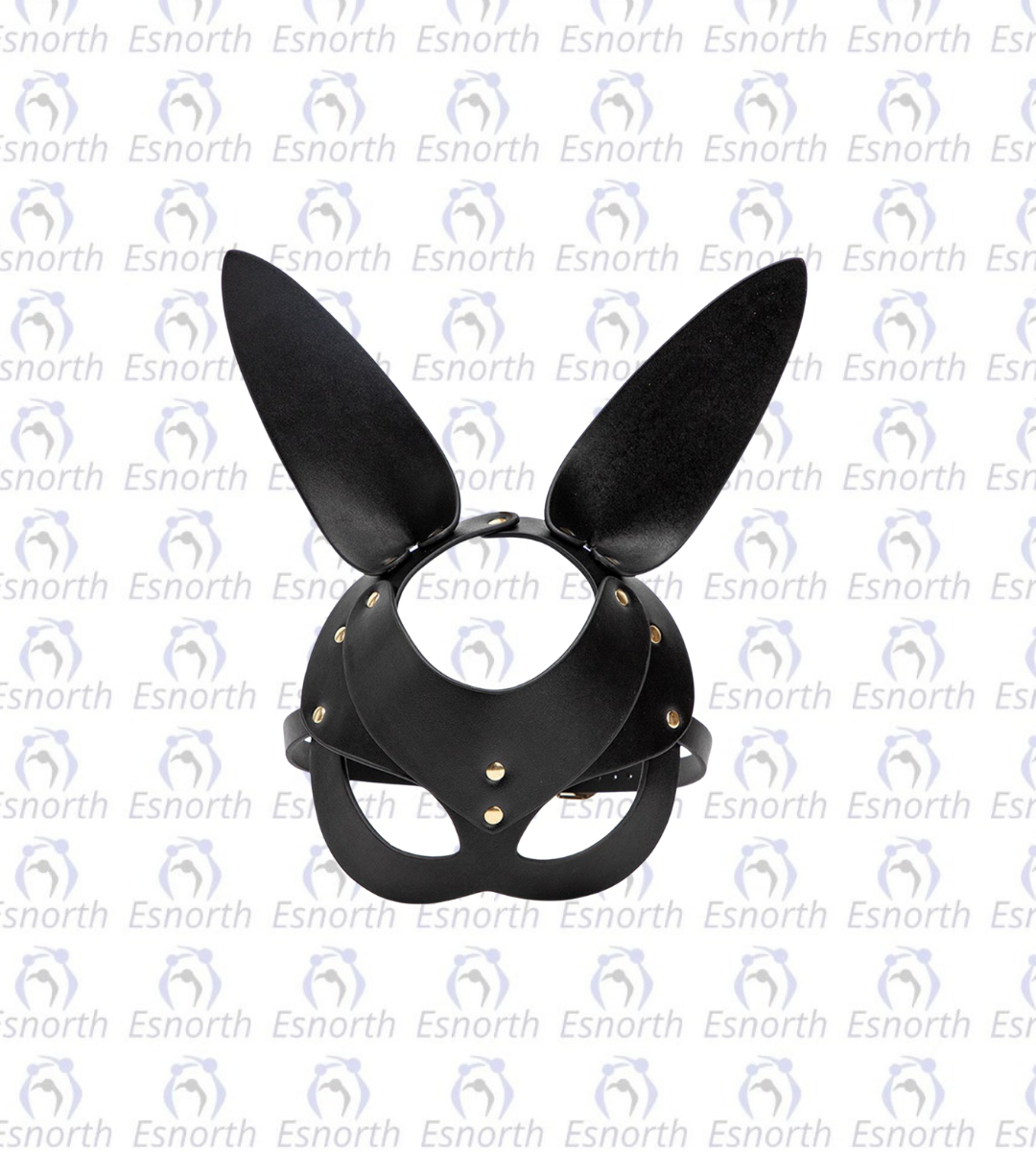 Deri Tavşan Maske Siyah - Fetish Ürünler detay görseli 2