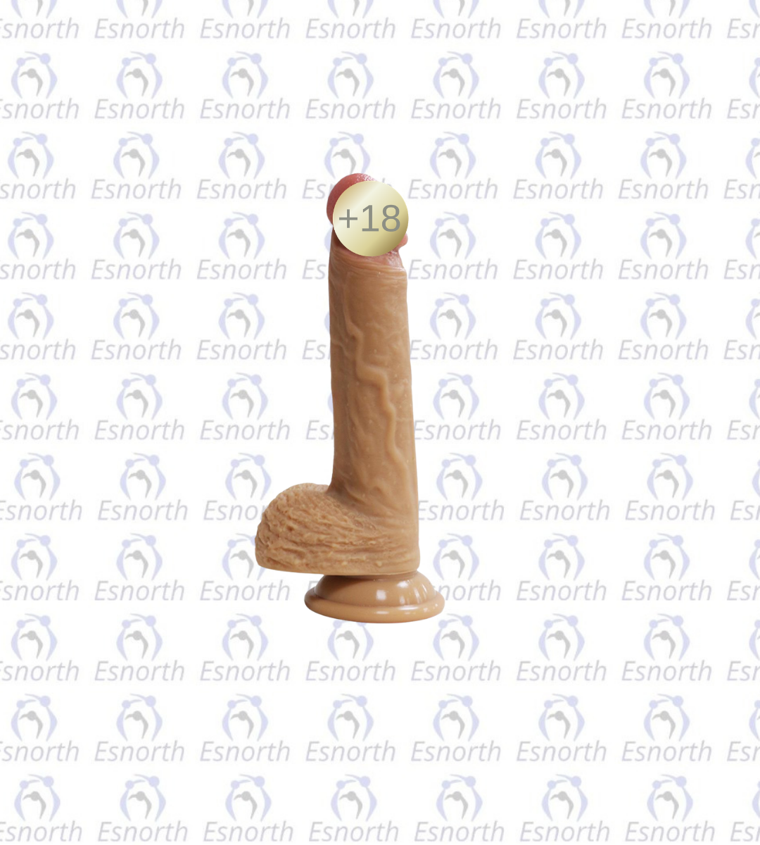 Realistik Dildo – Esmer 24,5 cm - Realistik Penisler görseli