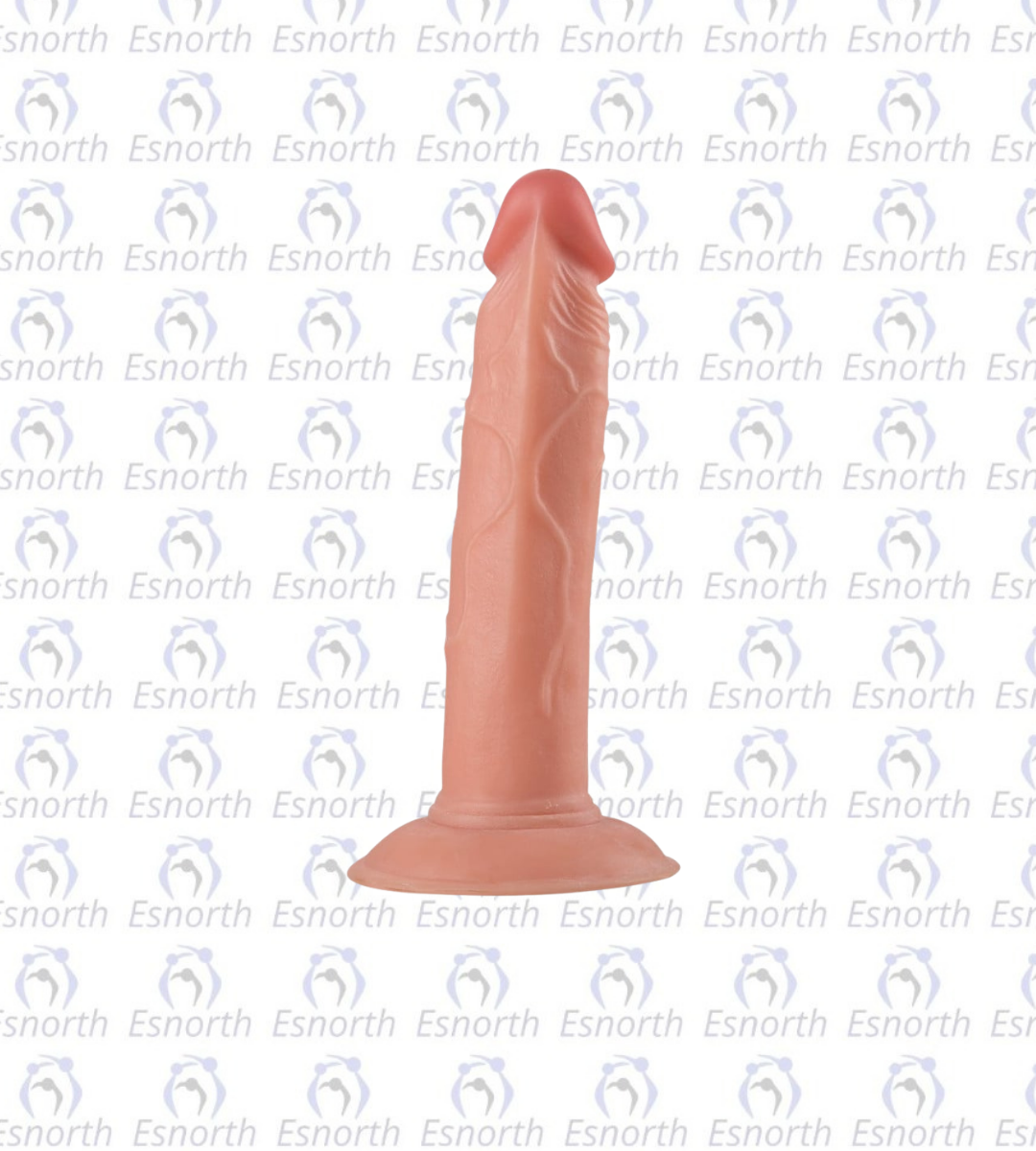 19 cm Realistik Vantuzlu Testissiz Dildo Penis - Realistik Penisler detay görseli 3