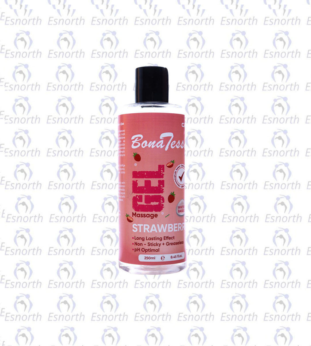 Bona Tessa Çilek Aromalı Kayganlaştırıcı ve Masaj Yağı 250 ML - Su Bazlı Kayganlaştırıcı Jel görseli