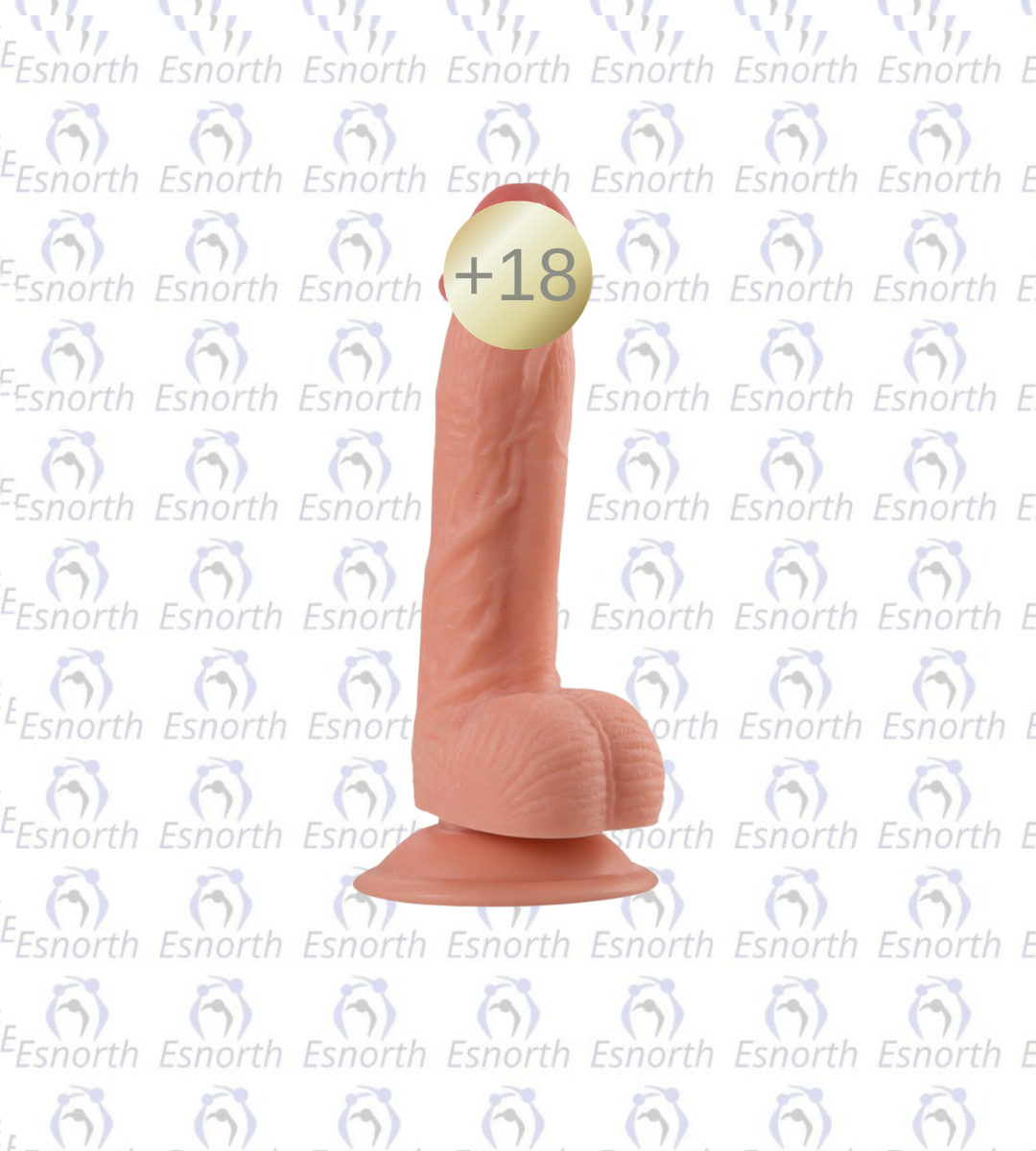 21 cm Realistik Vantuzlu Dildo Penis - Realistik Penisler görseli