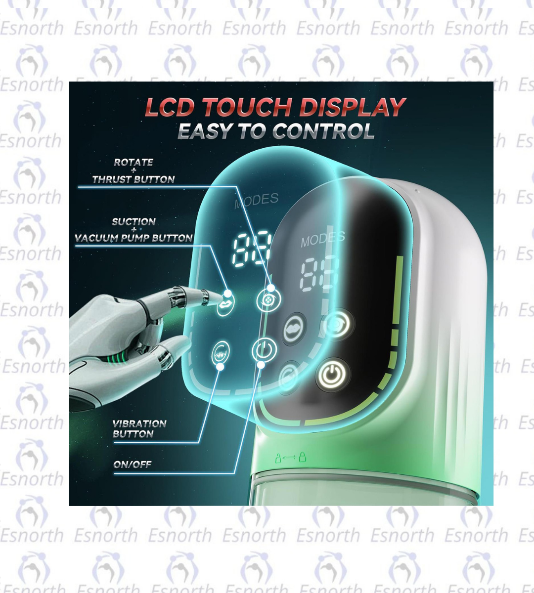 LCD Ekranlı Otomatik Erkek Mastürbatör - Yeni Nesil Mastürbatörler detay görseli 3