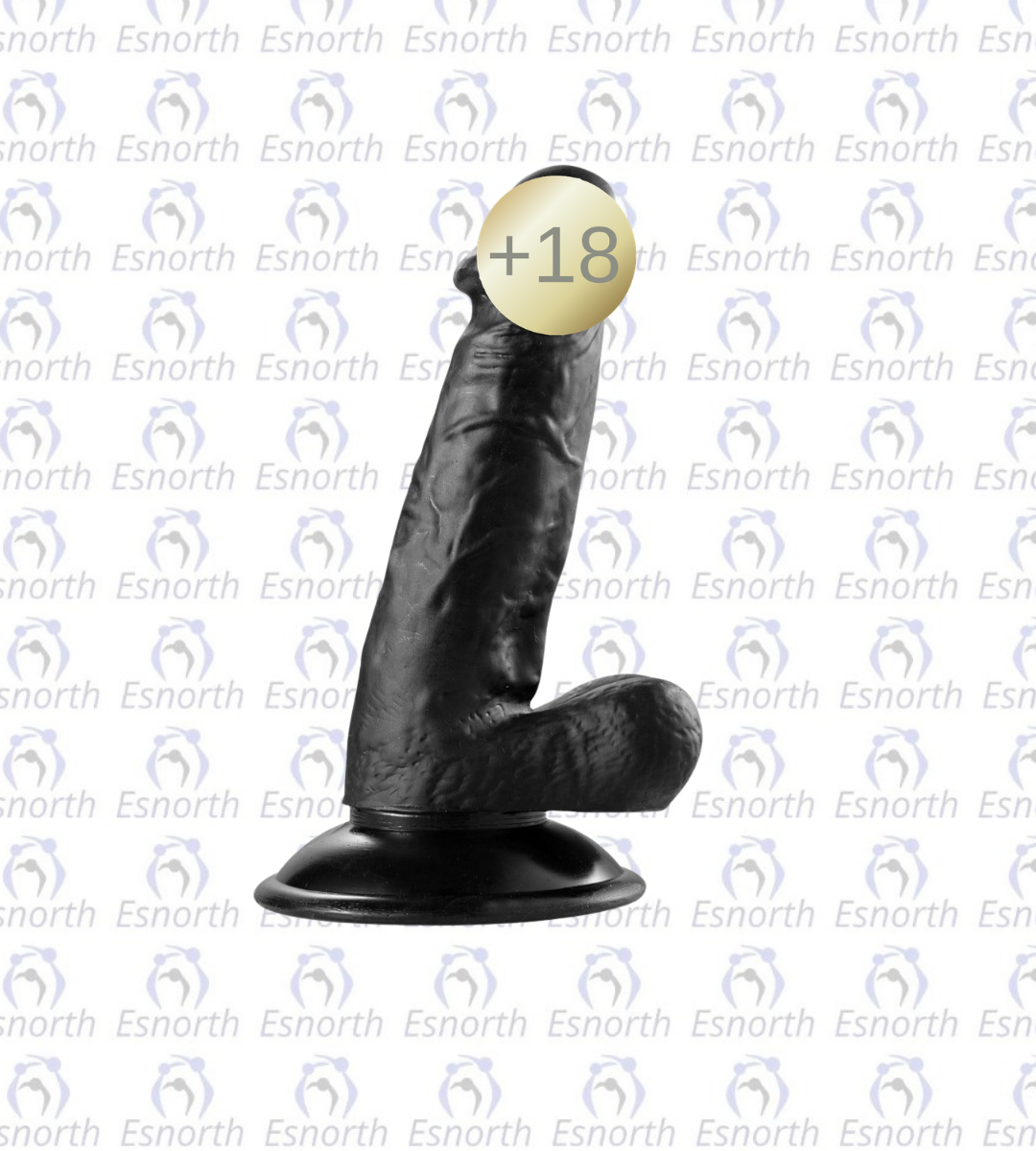 17 cm Realistik Vantuzlu Zenci Dildo Penis - Zenci Penisler ürün görseli