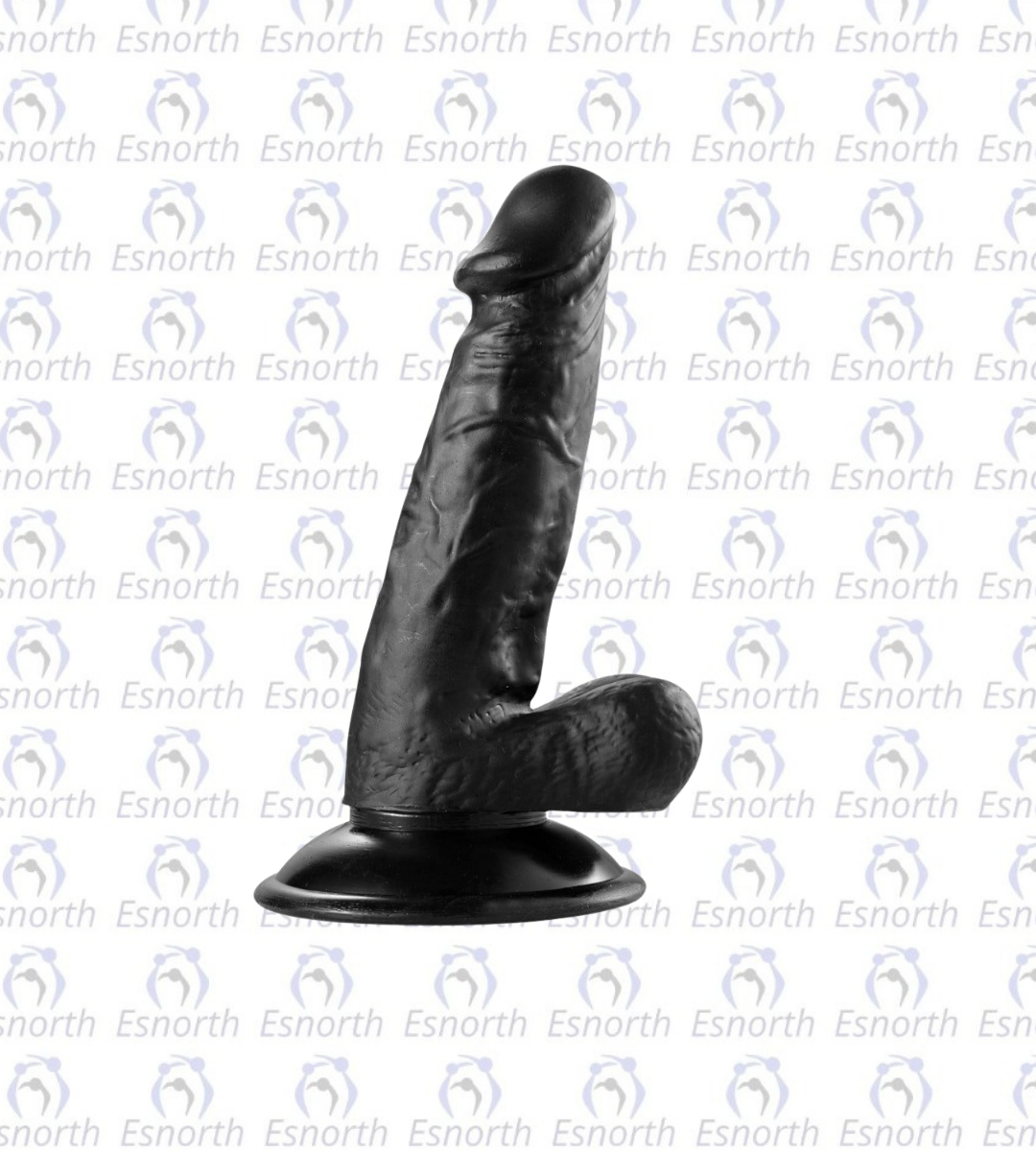 17 cm Realistik Vantuzlu Zenci Dildo Penis - Zenci Penisler detay görseli 2