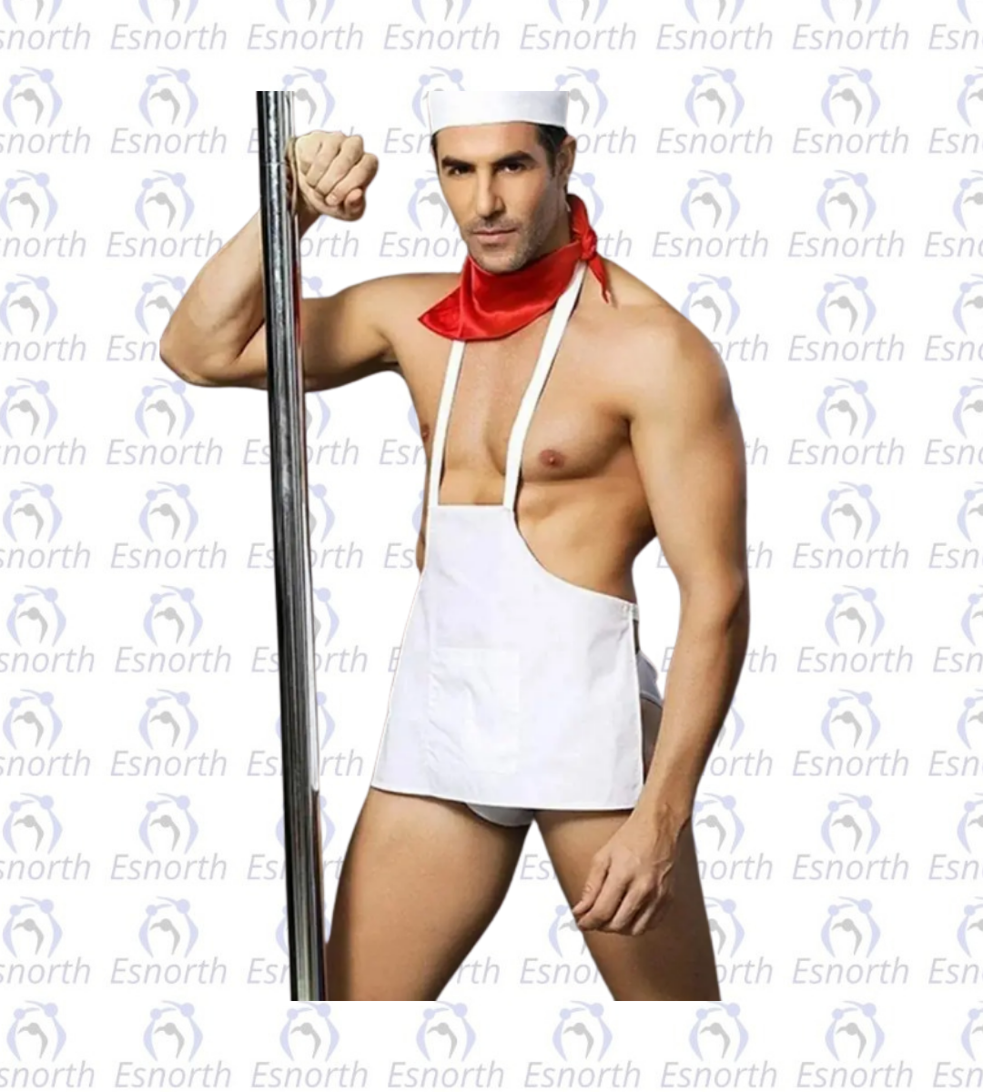 Fantezi Erkek Aşçı Kostüm - Erkek Kostüm ürün görseli