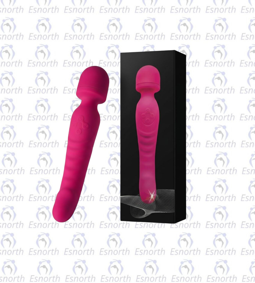 Çift Taraflı Wand Vibratör Kırmızı - Masaj Vibratörler detay görseli 2