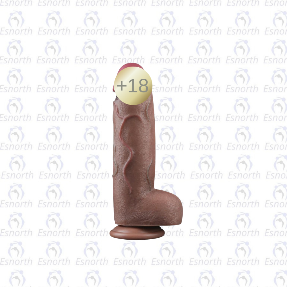Yeni Nesil Çift Katmanlı 31 cm Realistik Dev Melez Dildo Penis - Büyük Boy Penisler ürün görseli