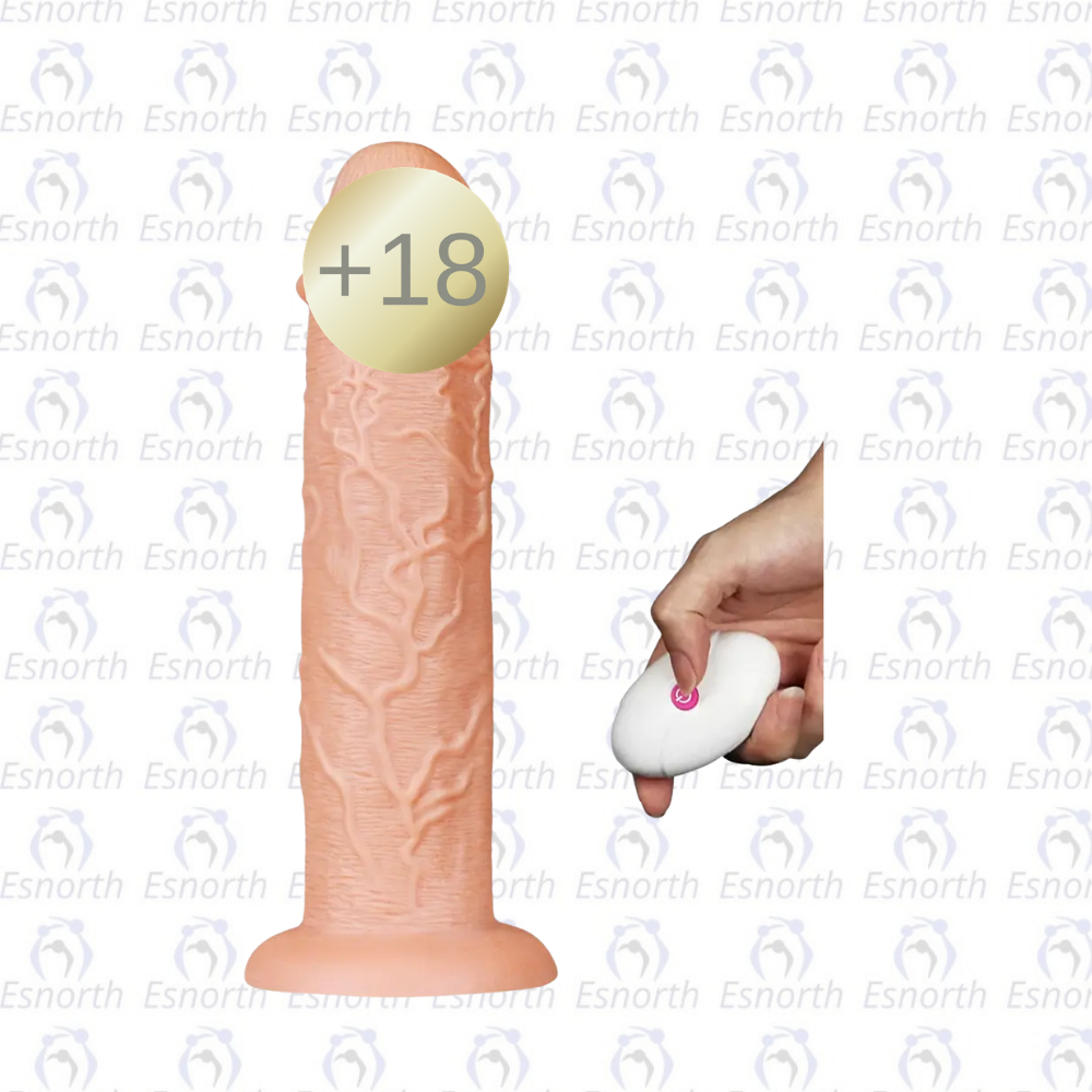 28 Cm Titreşimli Büyük Penis Dildo - Titreşimli Penisler görseli