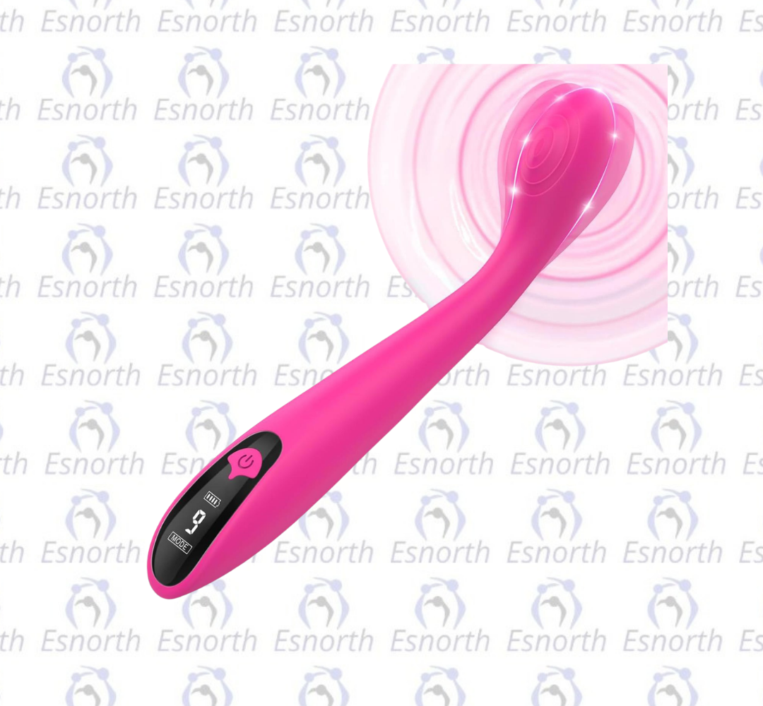 Klitoris Uyarıcılı Modern Vibratör Rose Pembe - Modern Vibratörler görseli