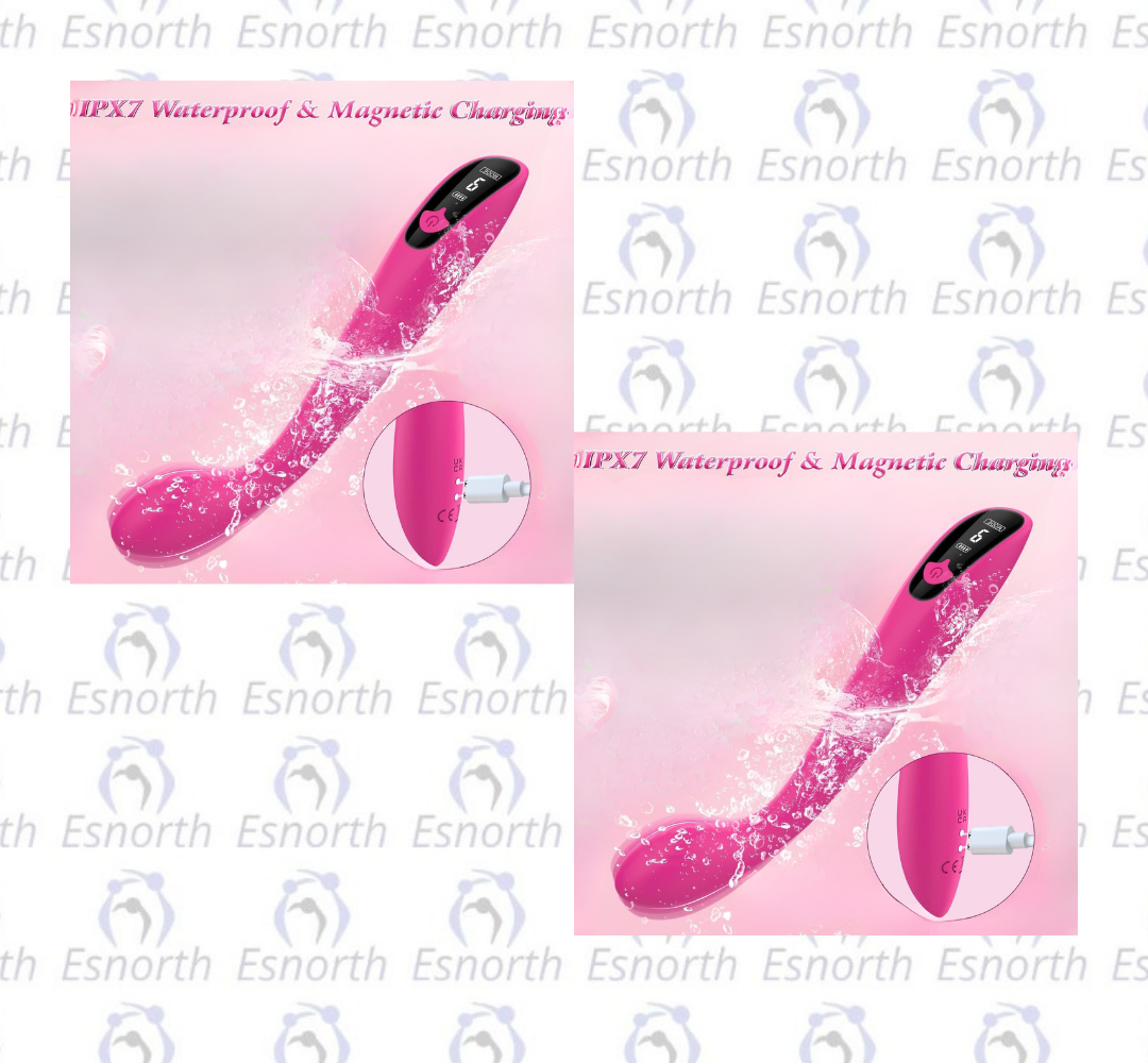 Klitoris Uyarıcılı Modern Vibratör Rose Pembe - Modern Vibratörler detay görseli 5