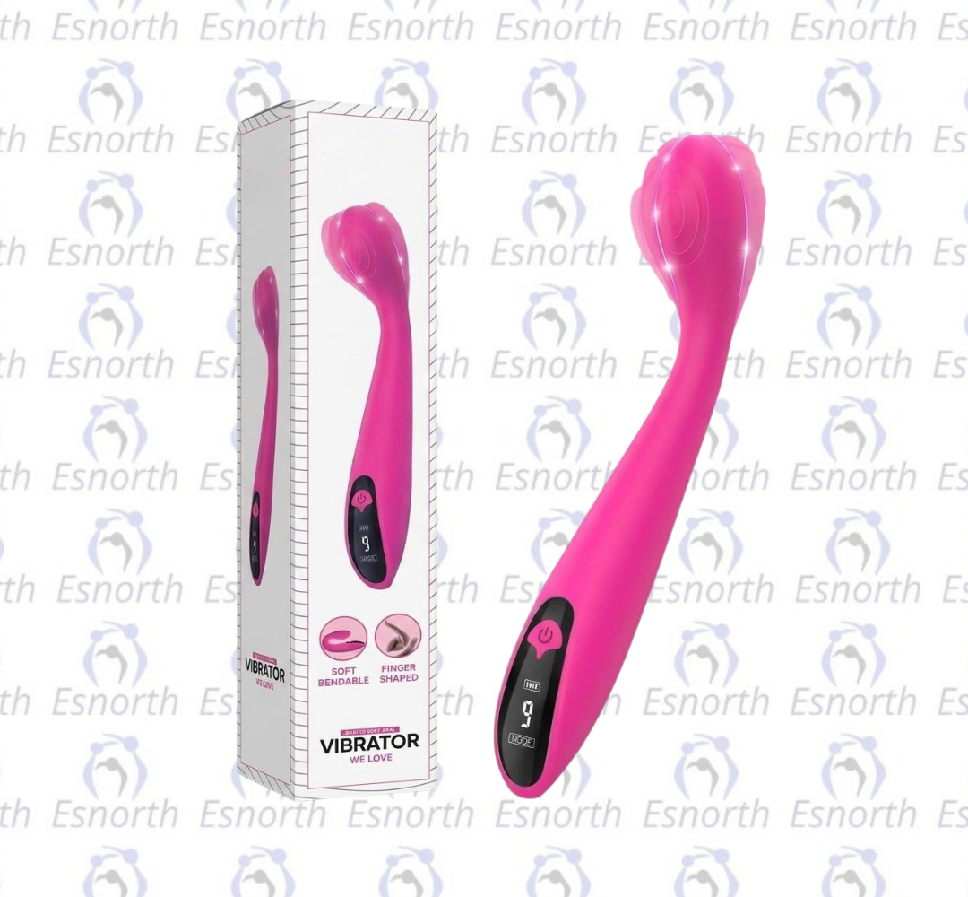 Klitoris Uyarıcılı Modern Vibratör Rose Pembe - Modern Vibratörler detay görseli 4