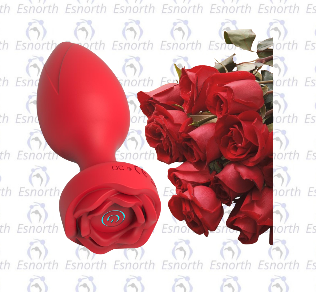 Uzaktan Kumandalı Gül Şekilli Vibrator Kırmızı - Uzaktan Kumandalı Vibratörler detay görseli 2