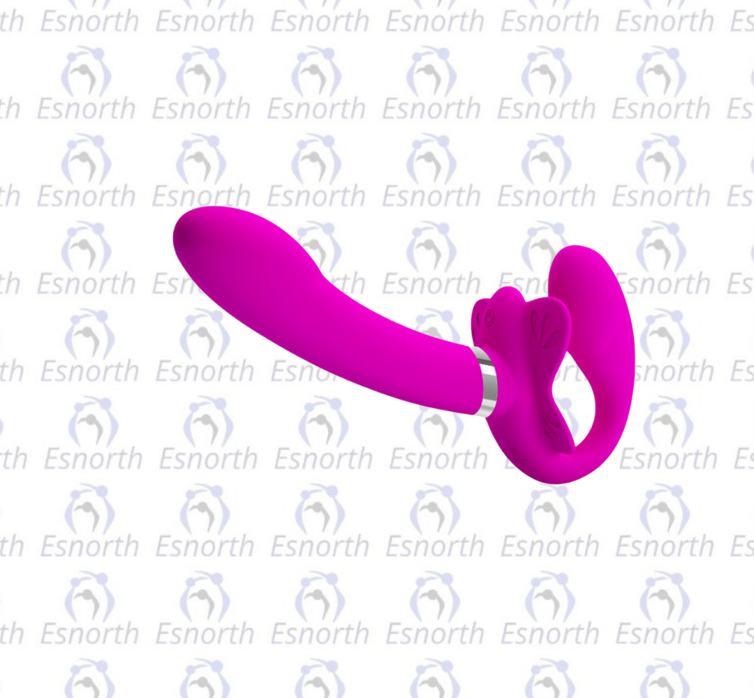 Pretty Love Valerie 12 Modlu Çift Motor Titreşimli Straplez Strap-On - Modern Vibratörler görseli