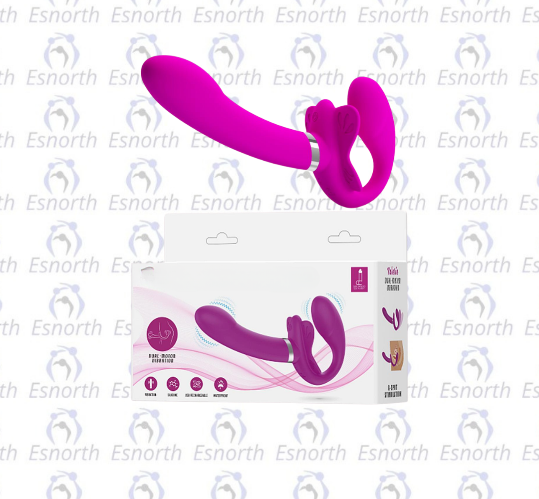 Pretty Love Valerie 12 Modlu Çift Motor Titreşimli Straplez Strap-On - Modern Vibratörler detay görseli 3