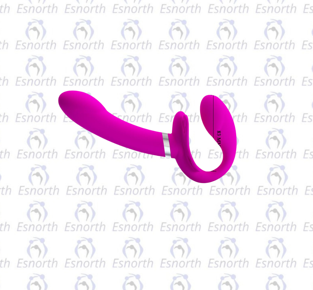 Pretty Love Valerie 12 Modlu Çift Motor Titreşimli Straplez Strap-On - Modern Vibratörler detay görseli 5