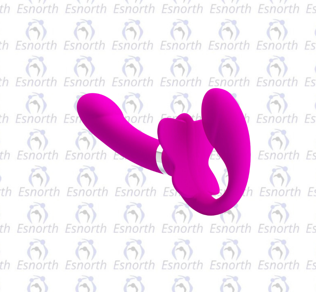 Pretty Love Valerie 12 Modlu Çift Motor Titreşimli Straplez Strap-On - Modern Vibratörler detay görseli 4
