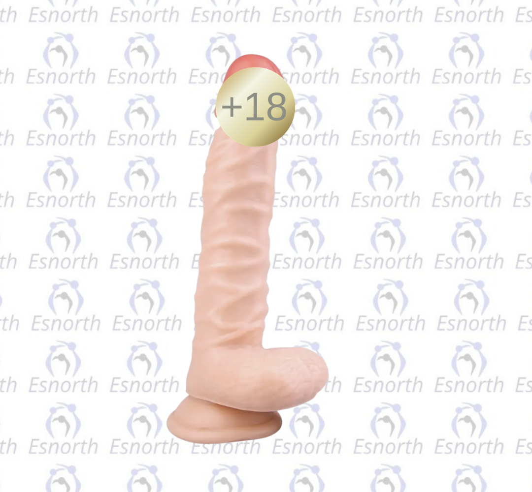 20 CM Vantuzlu Dildo - Realistik Penisler görseli
