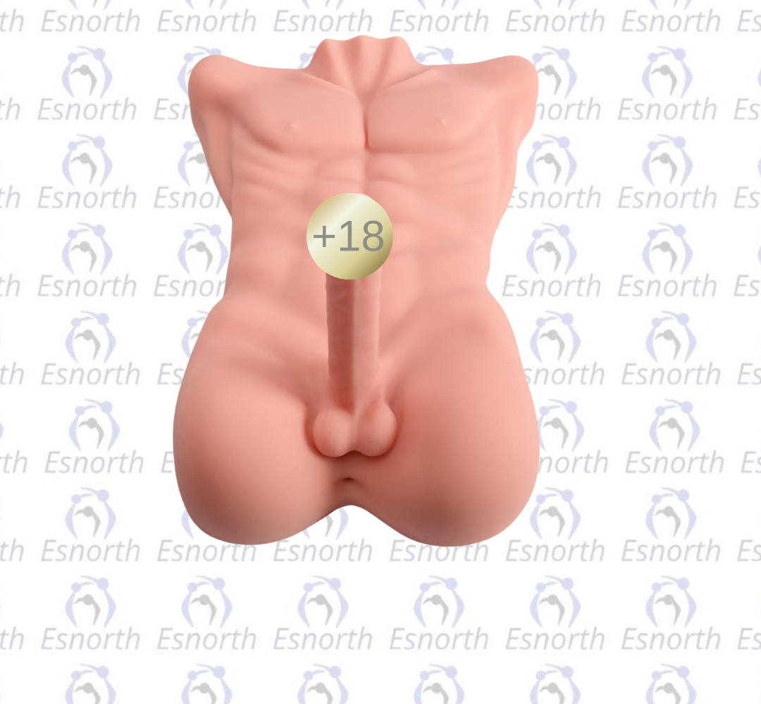 Erkek Yarım Boy Partner Ten Rengi 10.8 kg - Realistik Penisler görseli